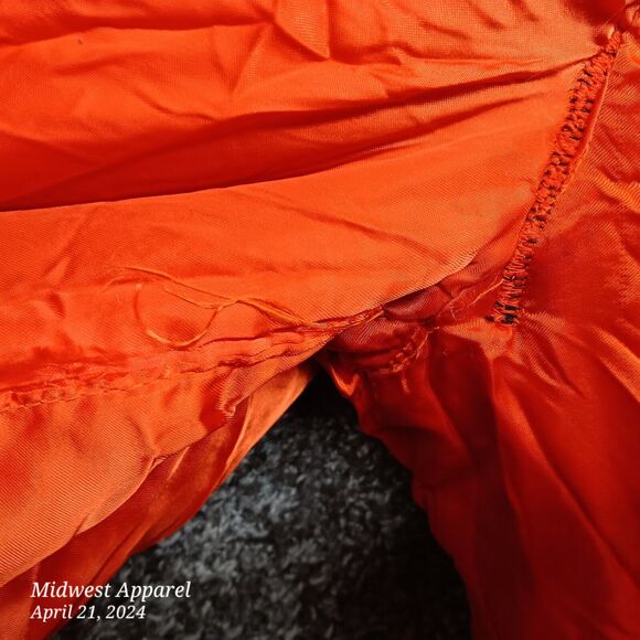 Vintage MA1 Black Flight Jacket‎ Reversible Orange Lining Camel Ciggarettes - Picture 15 of 16